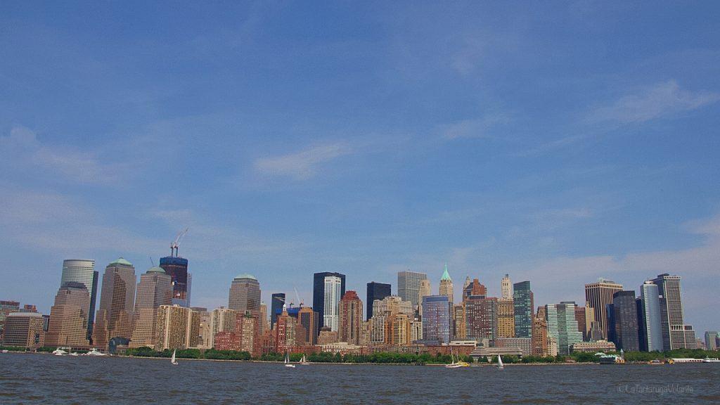 New York, skyline da Stae Island
