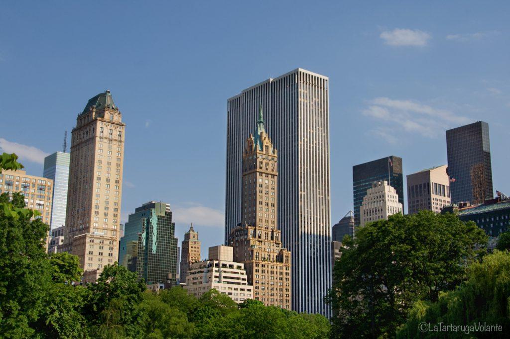 dove dormire a New york , foto dal central park